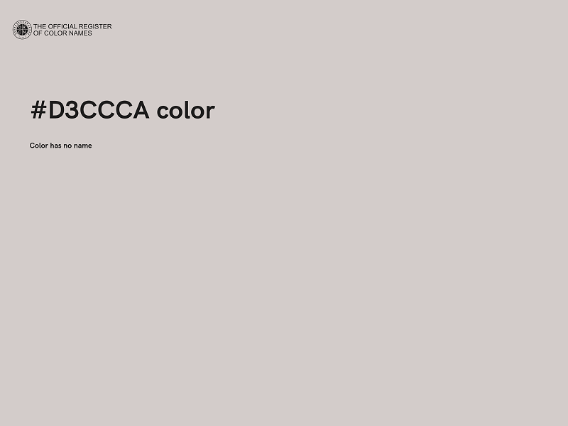 #D3CCCA color image