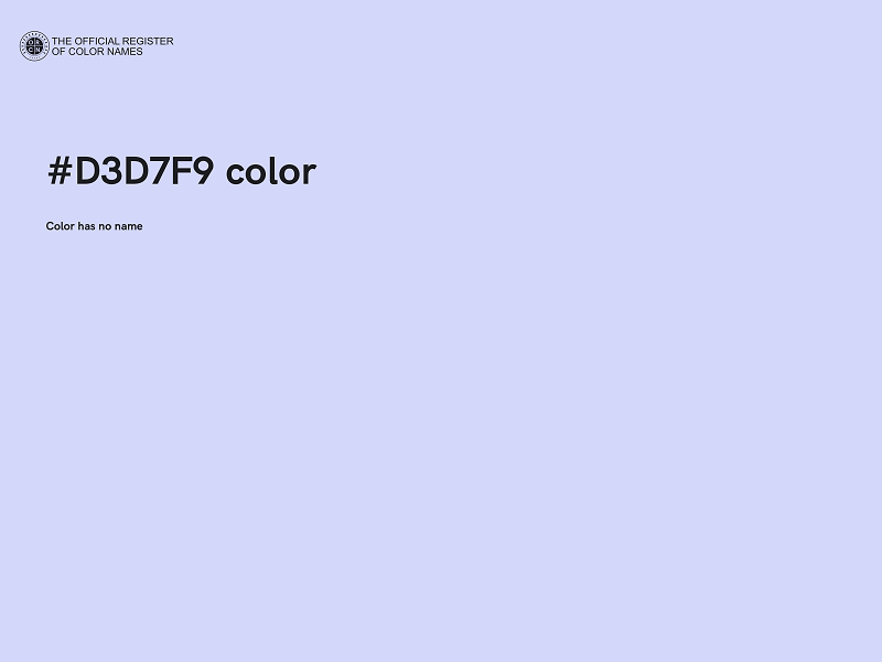 #D3D7F9 color image