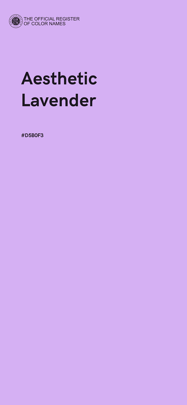 #D5B0F3 - Aesthetic Lavender color image