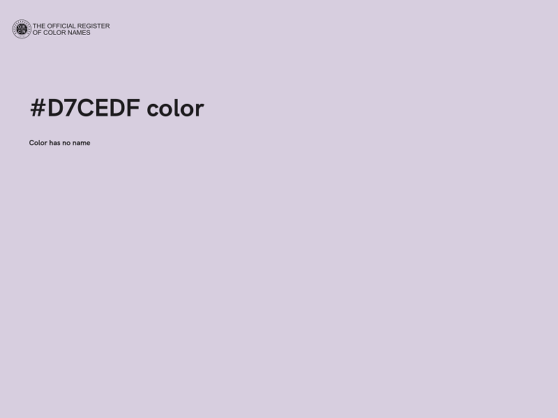 #D7CEDF color image