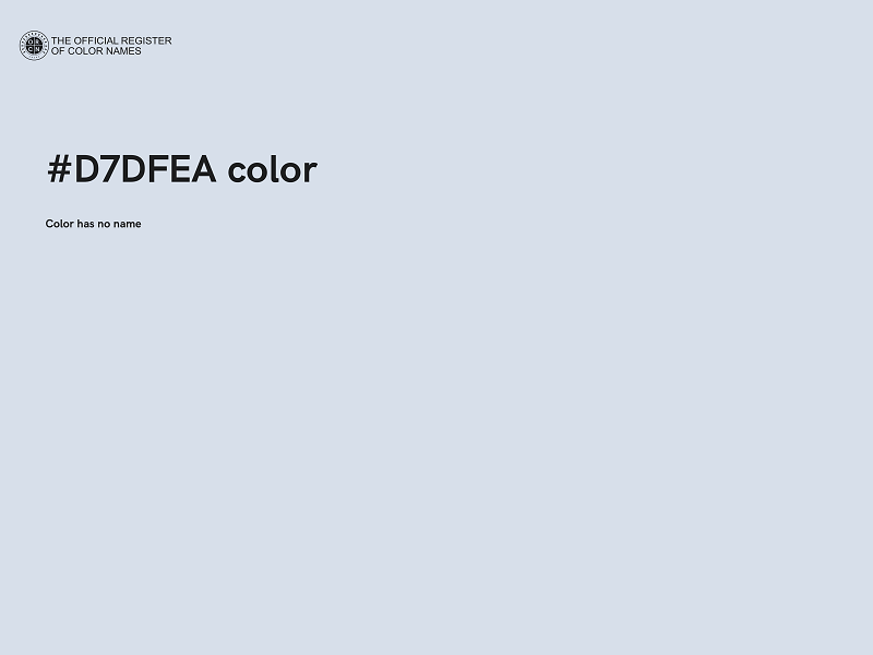 #D7DFEA color image