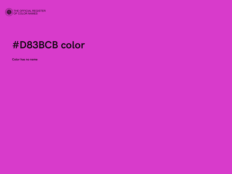#D83BCB color image
