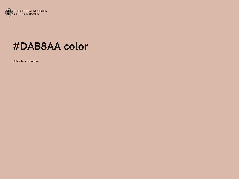 #DAB8AA color image