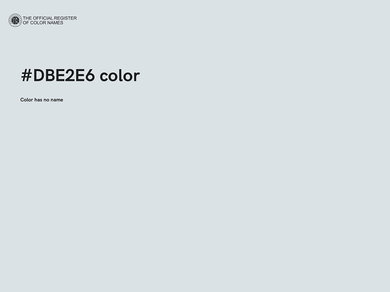 #DBE2E6 color image