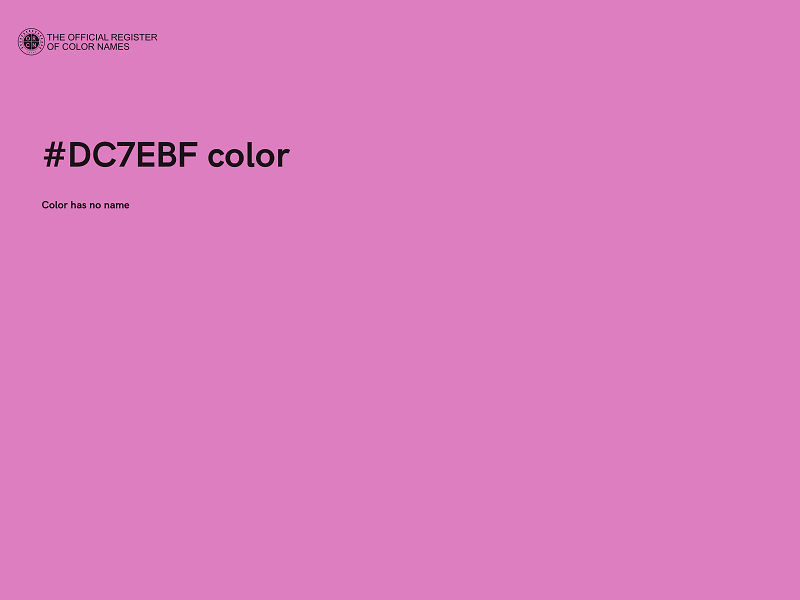 #DC7EBF color image