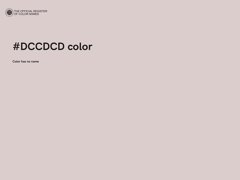 #DCCDCD color image