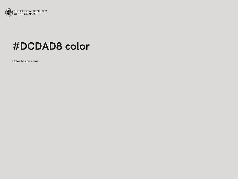 #DCDAD8 color image