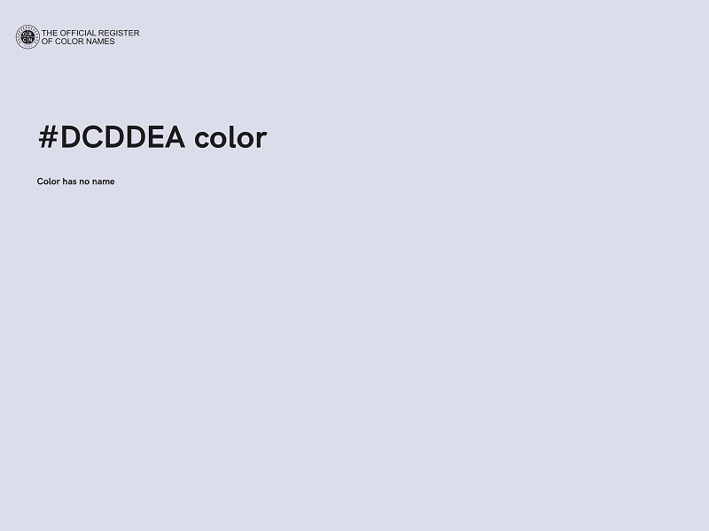 #DCDDEA color image