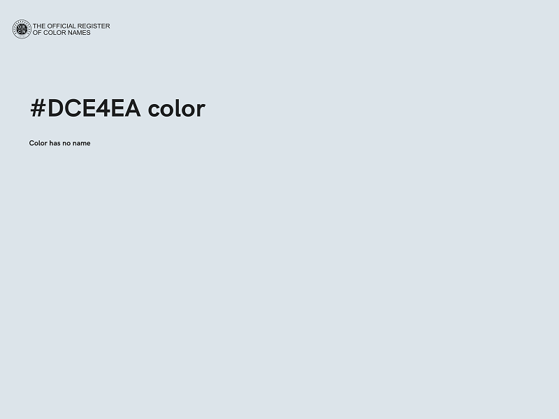 #DCE4EA color image