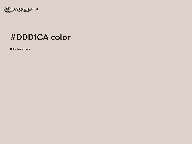 #DDD1CA color image