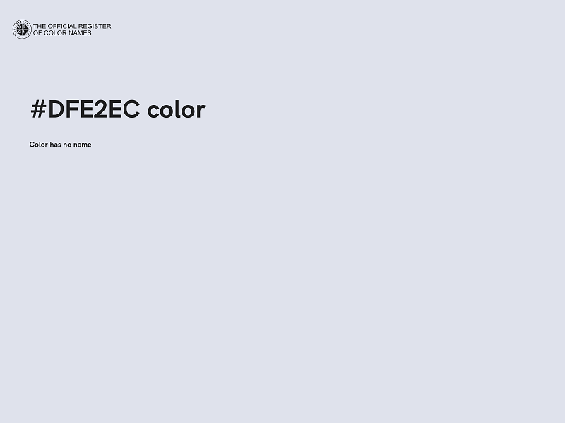 #DFE2EC color image