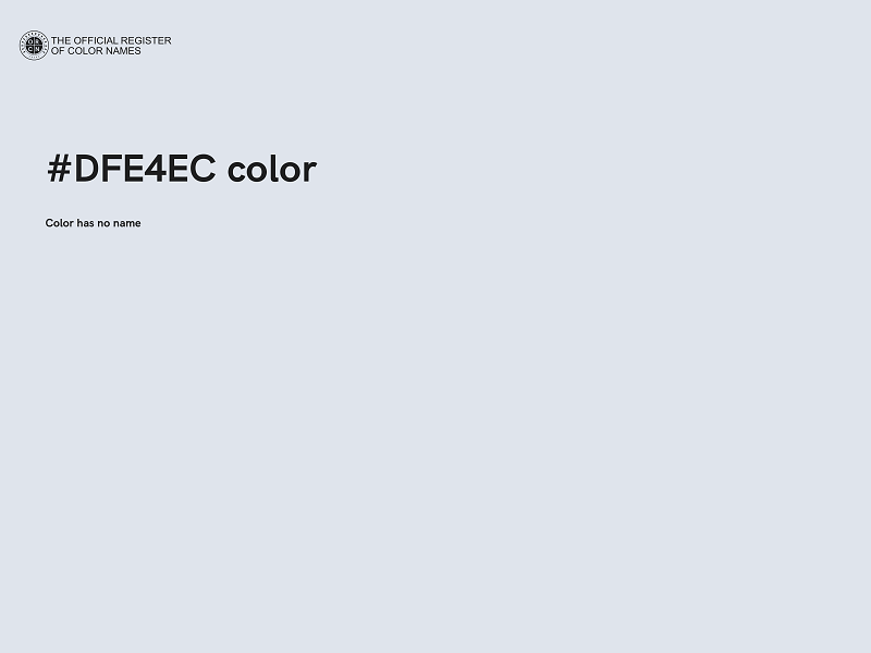 #DFE4EC color image