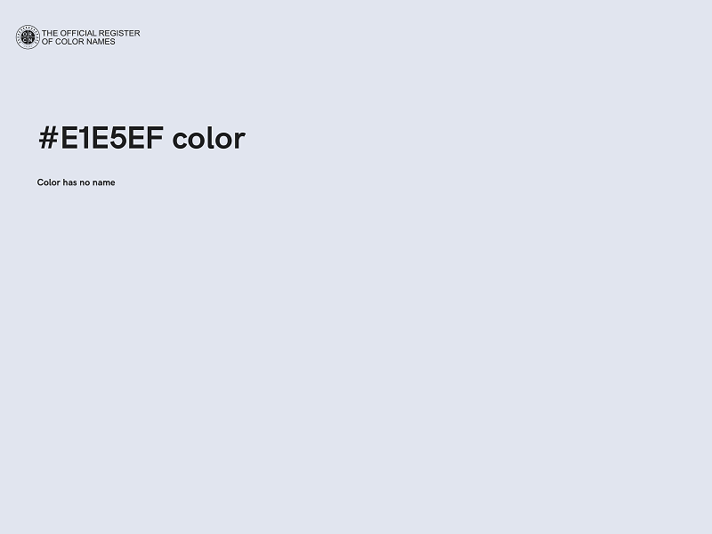 #E1E5EF color image