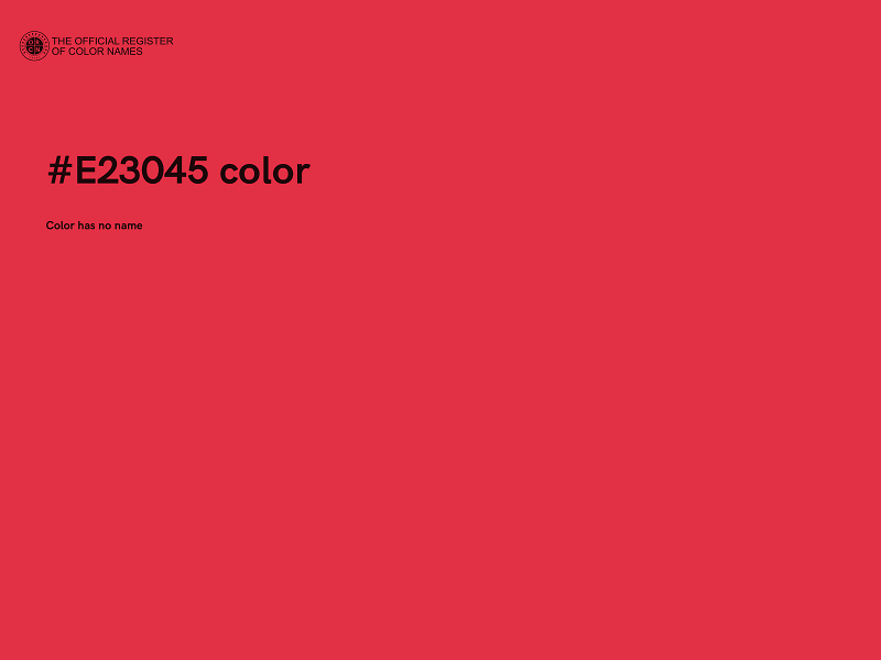 #E23045 color image