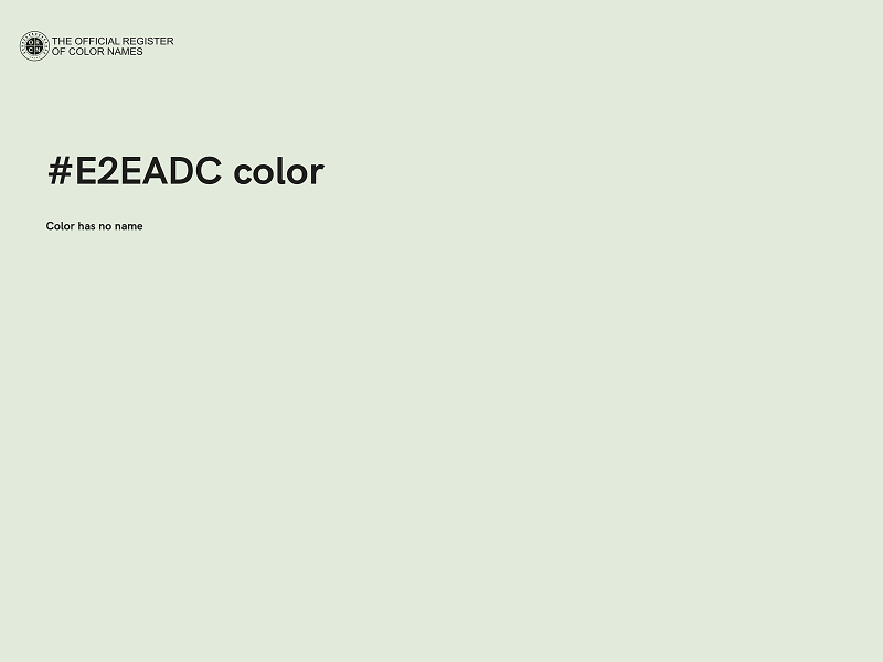 #E2EADC color image