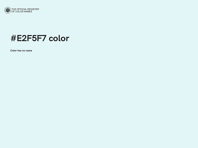 #E2F5F7 color image