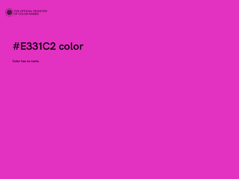 #E331C2 color image