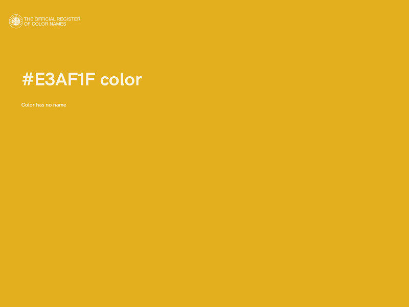 #E3AF1F color image