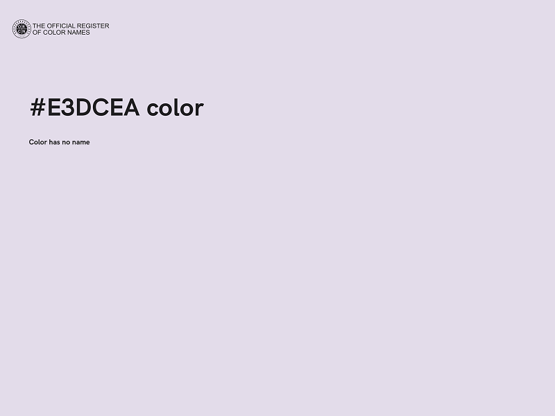 #E3DCEA color image