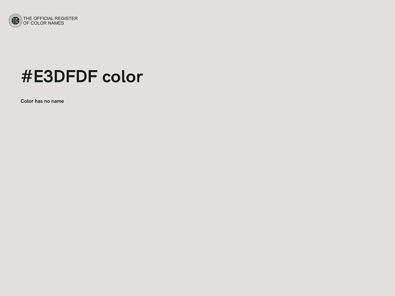 #E3DFDF color image