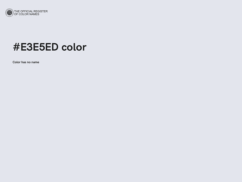 #E3E5ED color image