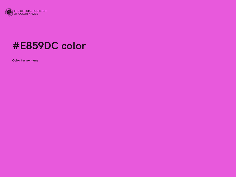 #E859DC color image