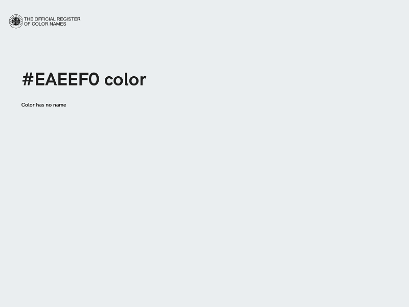 #EAEEF0 color image