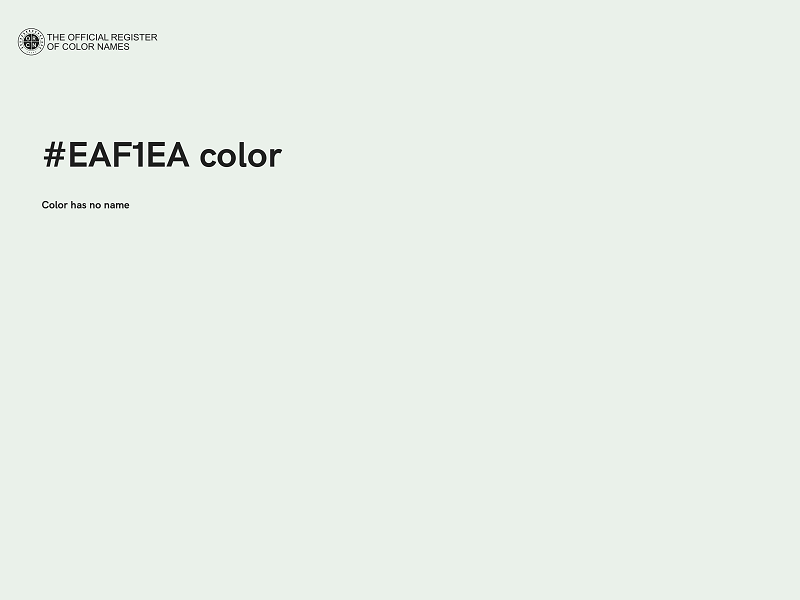 #EAF1EA color image