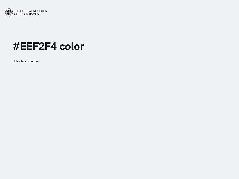 #EEF2F4 color image