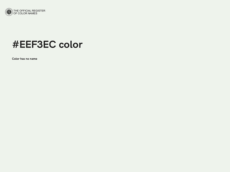 #EEF3EC color image