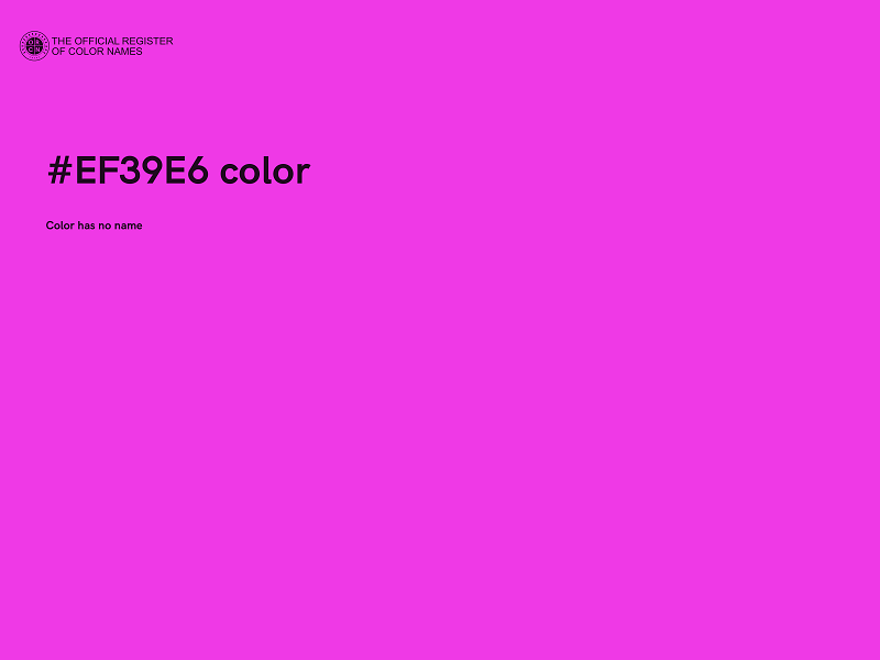 #EF39E6 color image