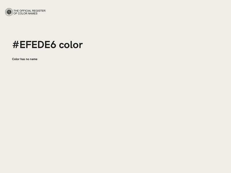 #EFEDE6 color image