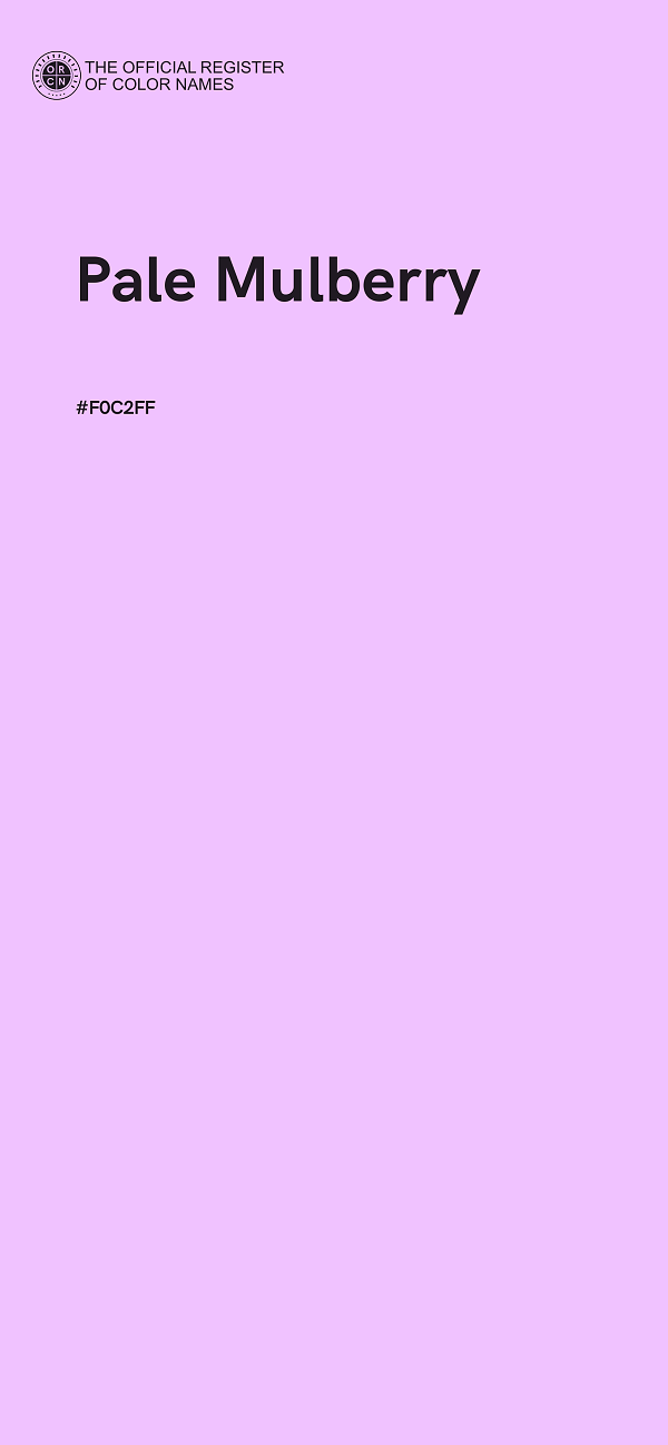 #F0C2FF - Pale Mulberry color image