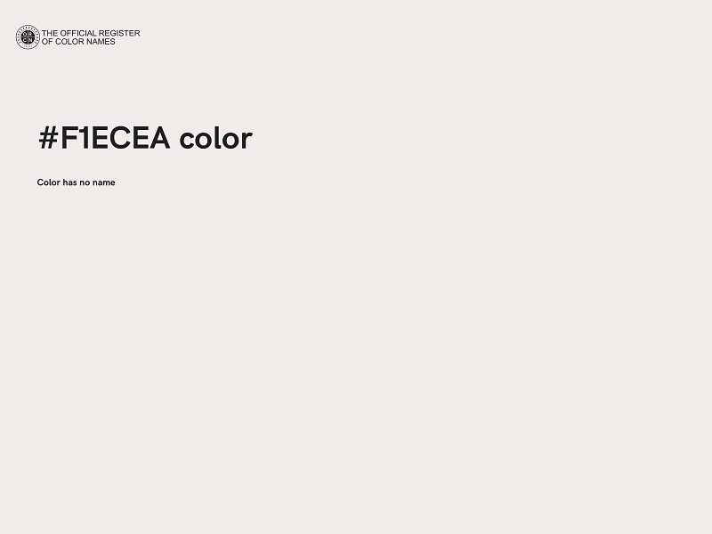 #F1ECEA color image
