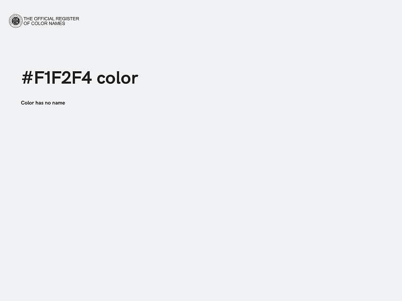 #F1F2F4 color image