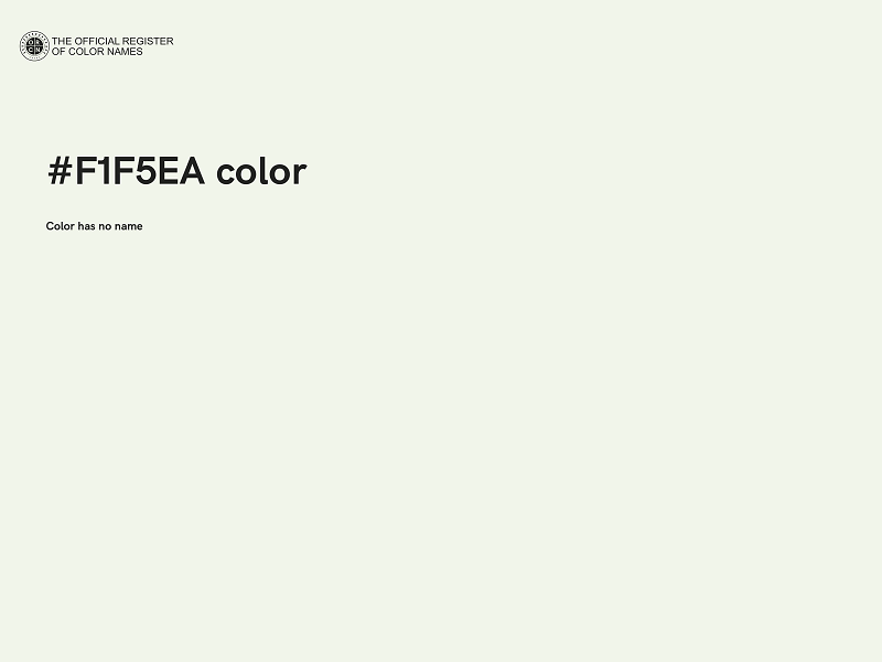 #F1F5EA color image