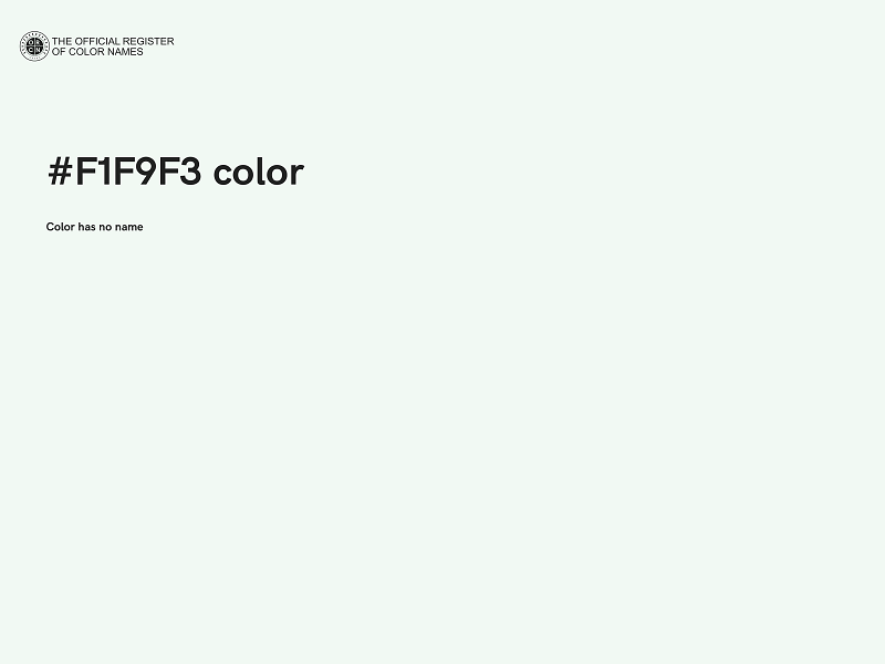 #F1F9F3 color image