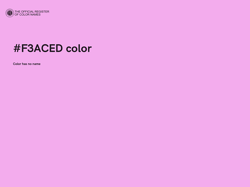 #F3ACED color image