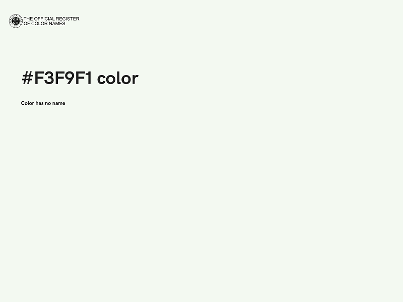 #F3F9F1 color image