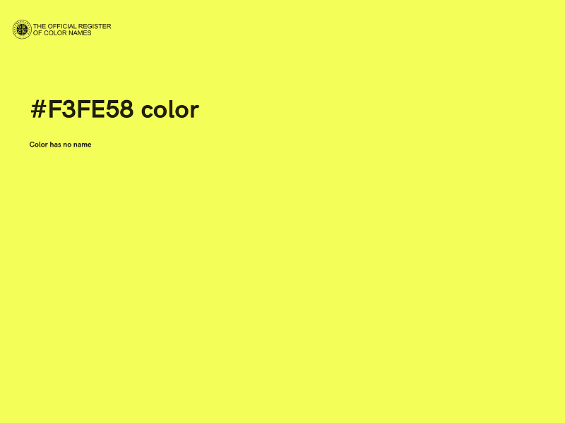 #F3FE58 color image