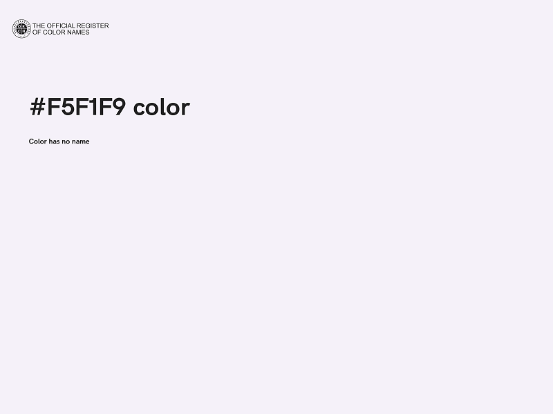 #F5F1F9 color image