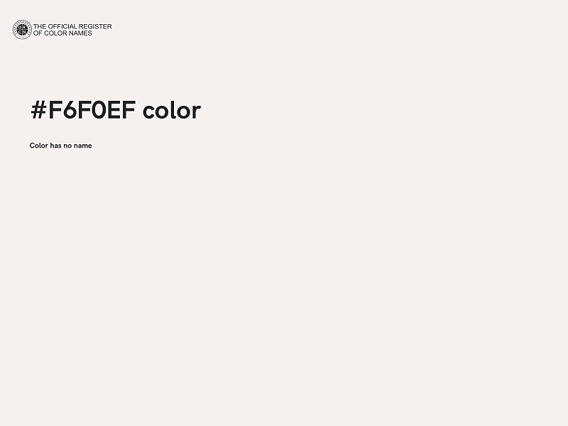 #F6F0EF color image