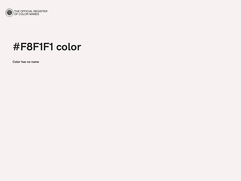 #F8F1F1 color image