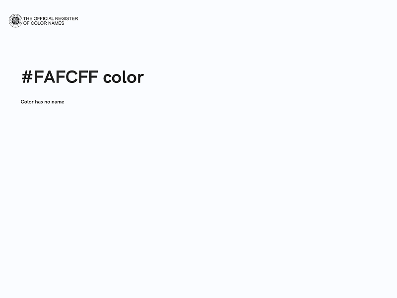 #FAFCFF color image