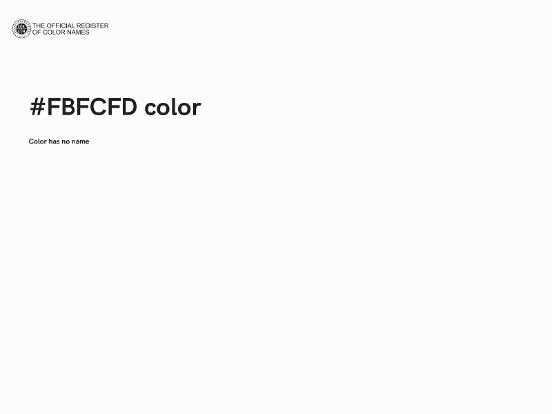 #FBFCFD color image