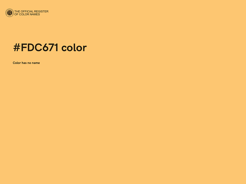 #FDC671 color image