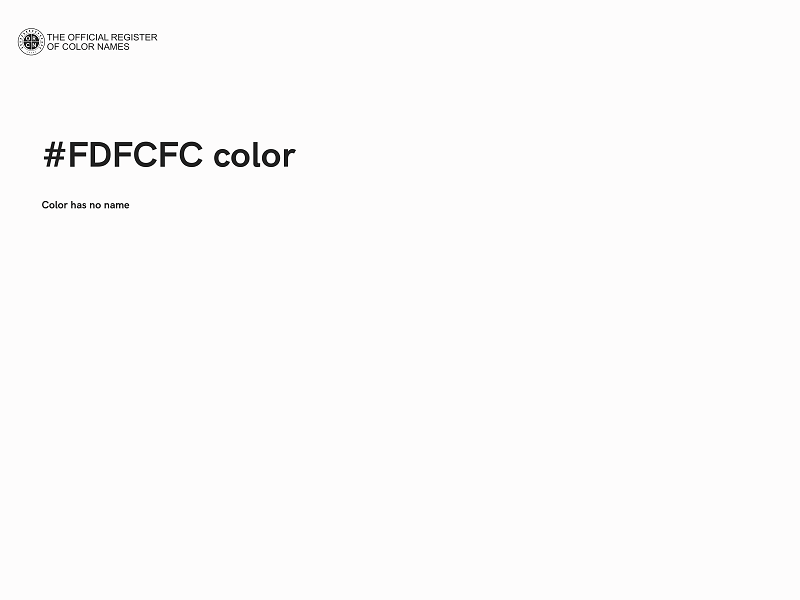 #FDFCFC color image