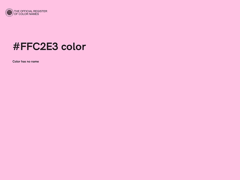#FFC2E3 color image