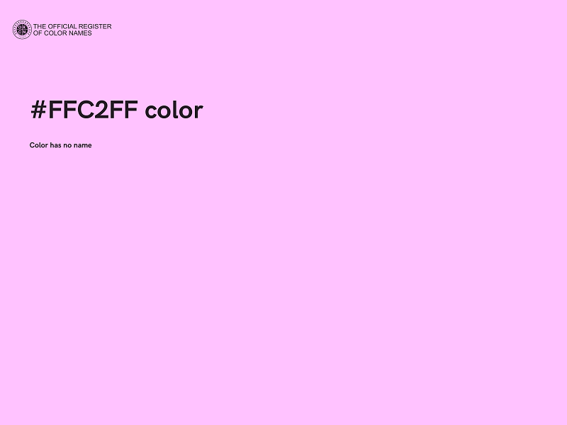 #FFC2FF color image